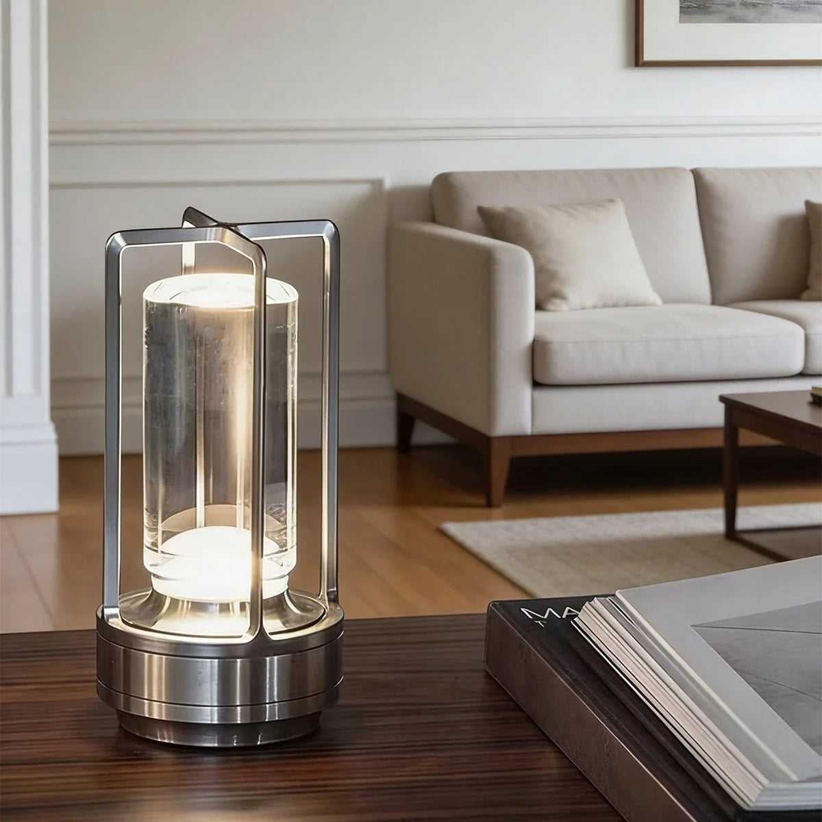 Table Lamp Cordless Rechargeable Touch-Dimmable LED
