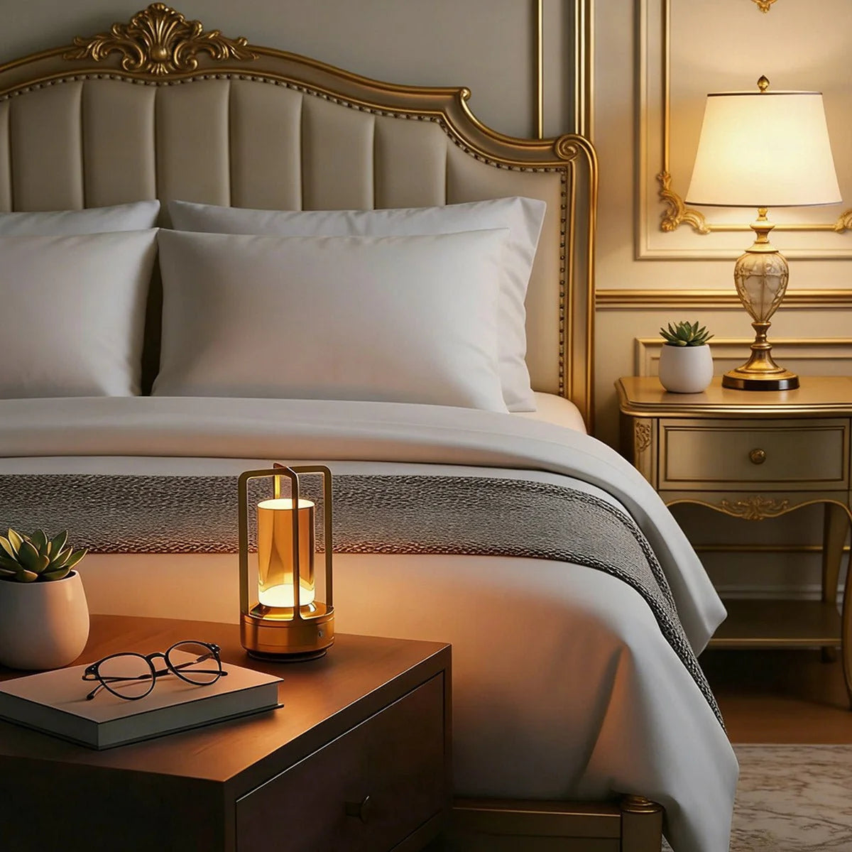 Table Lamp Cordless Rechargeable Touch-Dimmable LED
