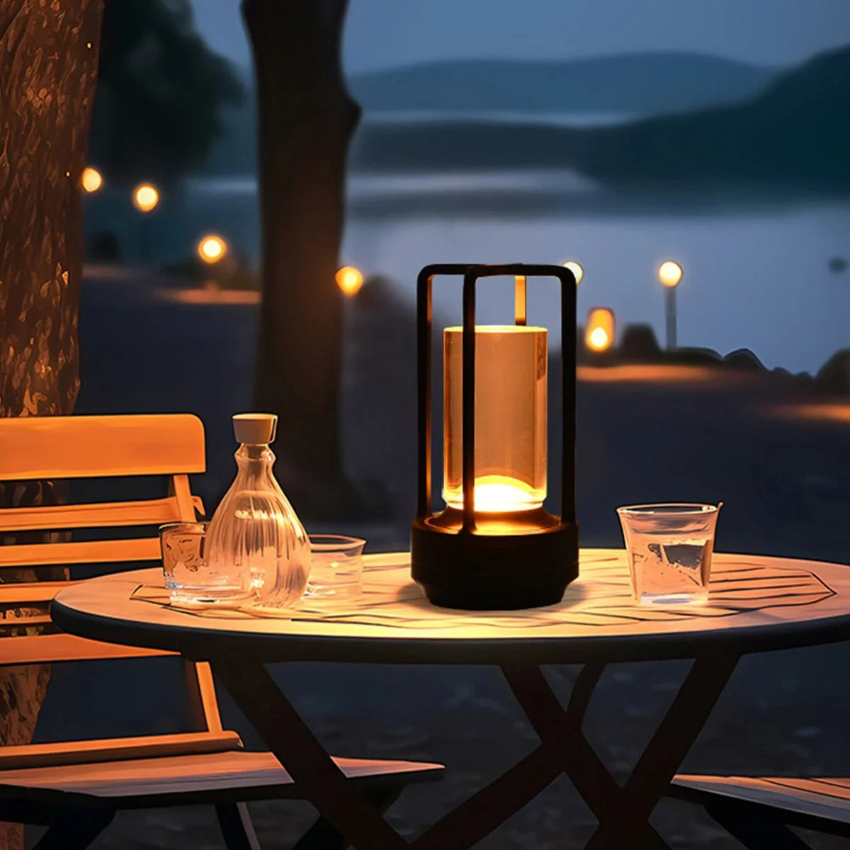 Table Lamp Cordless Rechargeable Touch-Dimmable LED