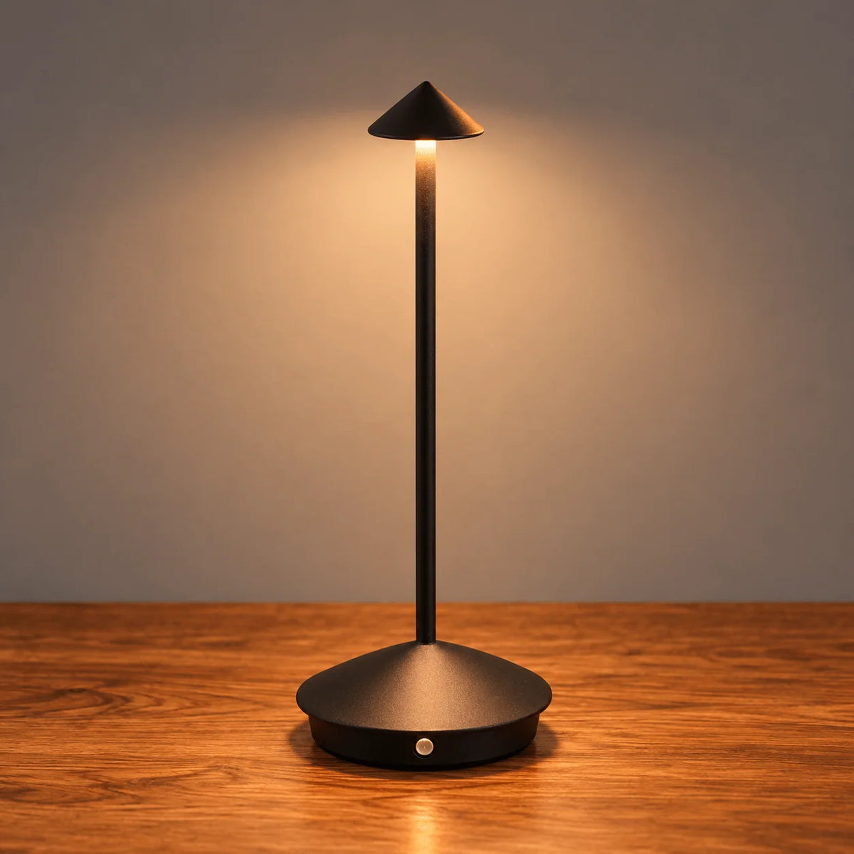 Table Lamp Cordless Rechargeable Touch Dimming Mushroom Design