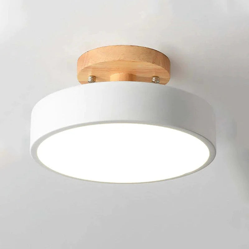 Table Lamp Dimmable LED Wood & Acrylic