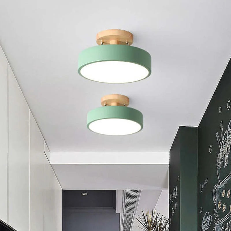 Table Lamp Dimmable LED Wood & Acrylic