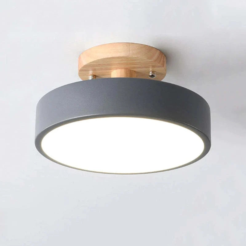 Table Lamp Dimmable LED Wood & Acrylic