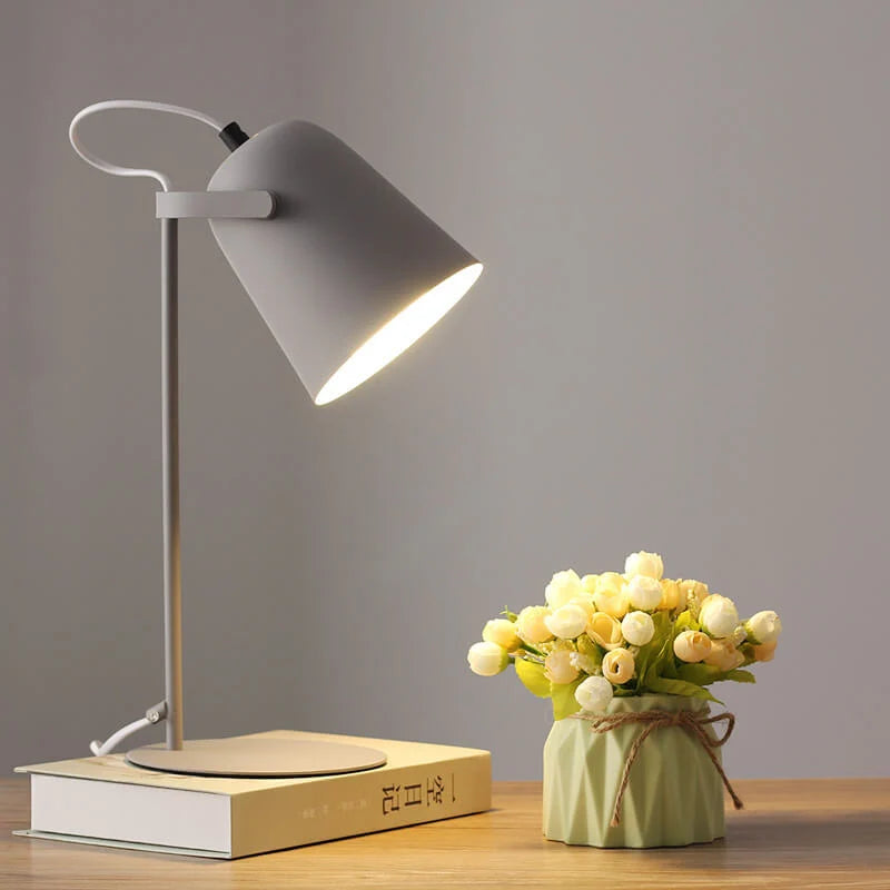 Table Lamp Iron Bucket Design E27 Socket 35 cm Tall