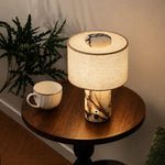 Table Lamp Marble Base Rechargeable Touch Control