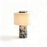 Table Lamp Marble Base Rechargeable Touch Control