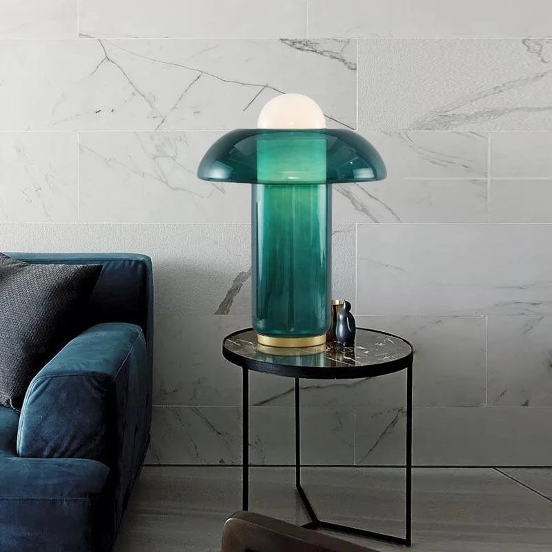 Table Lamp Modern Design Glass Shade