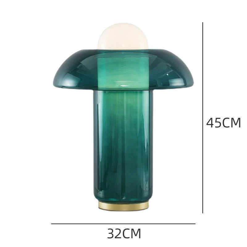 Table Lamp Modern Design Glass Shade