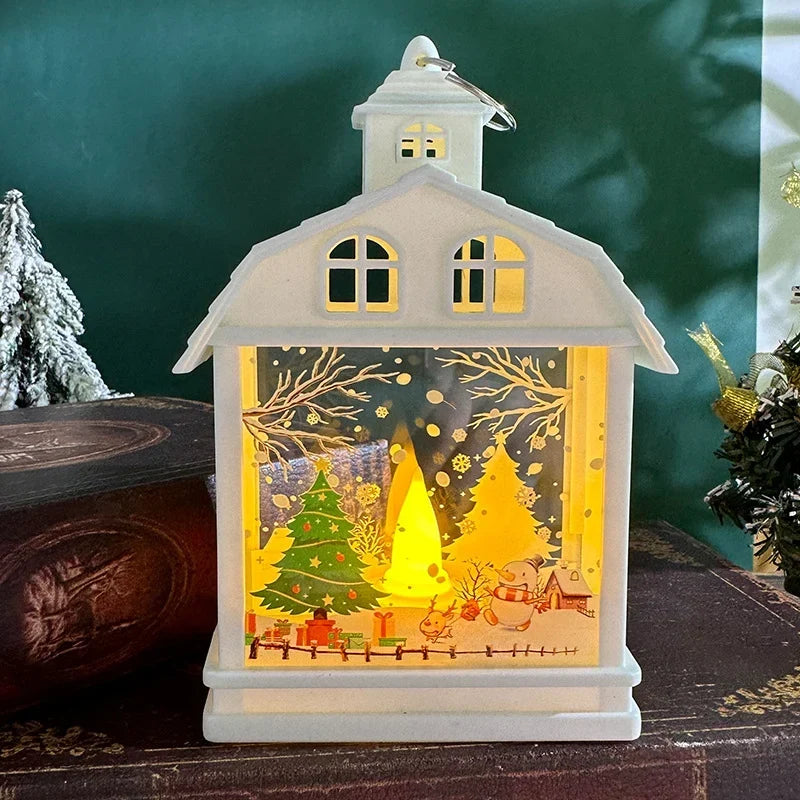 Table Lamp Moving Figures Integrated Warm White LED