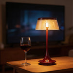 Table Lamp Rechargeable LED Stepless Dimming Metal Base