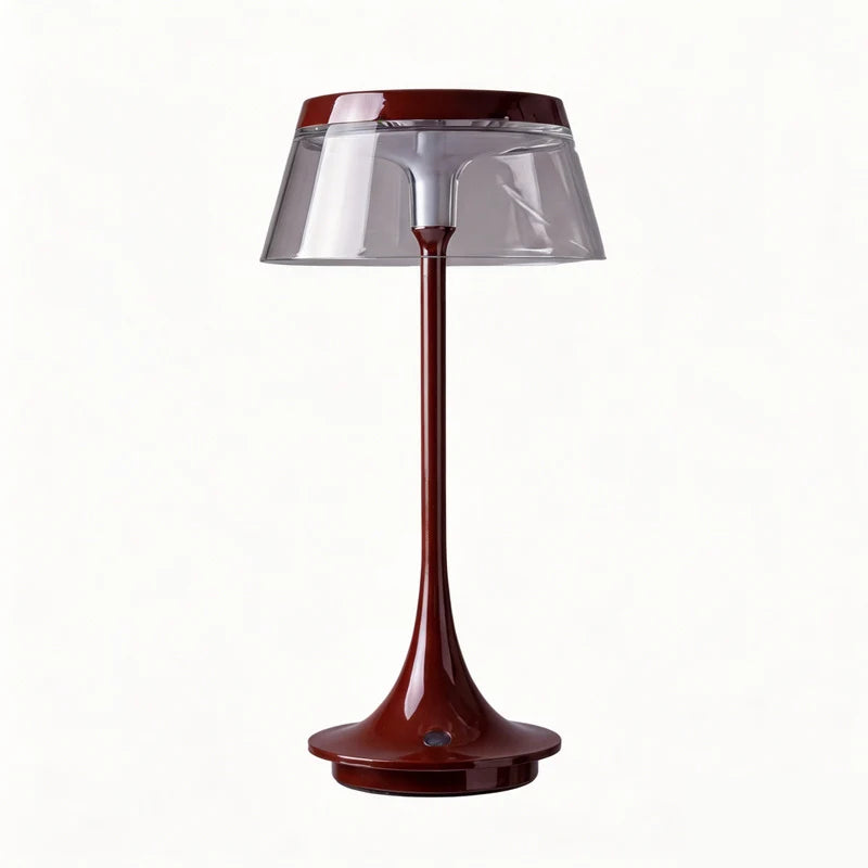 Table Lamp Rechargeable LED Stepless Dimming Metal Base
