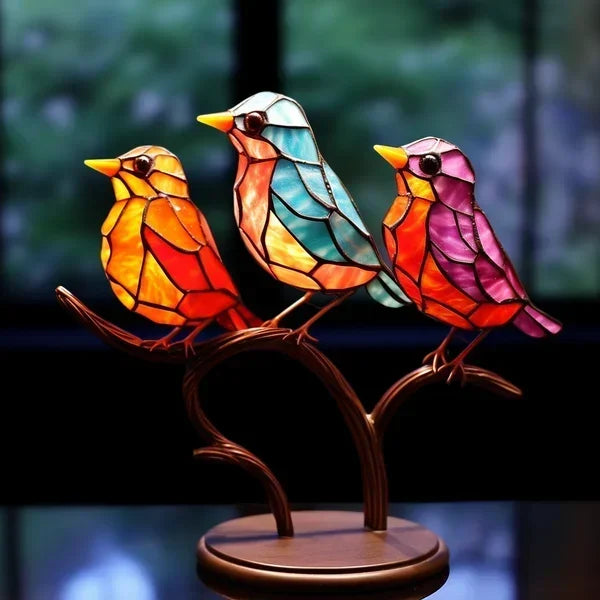 Table Ornament Handmade Colored Resin Centerpiece