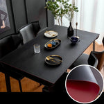 Table Protector Mat Waterproof Heat-Resistant PVC & TPU Leather