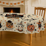 Tablecloth Halloween Printed Polyester Foldable Rectangular
