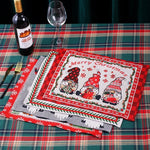 Tablecloth Santa Pattern Durable & Machine-Washable