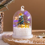 Tabletop Christmas Tree Built-In Lights Colorful Ornaments & Gifts