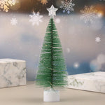 Tabletop Christmas Tree Flocked Pine Eco-Friendly Compact