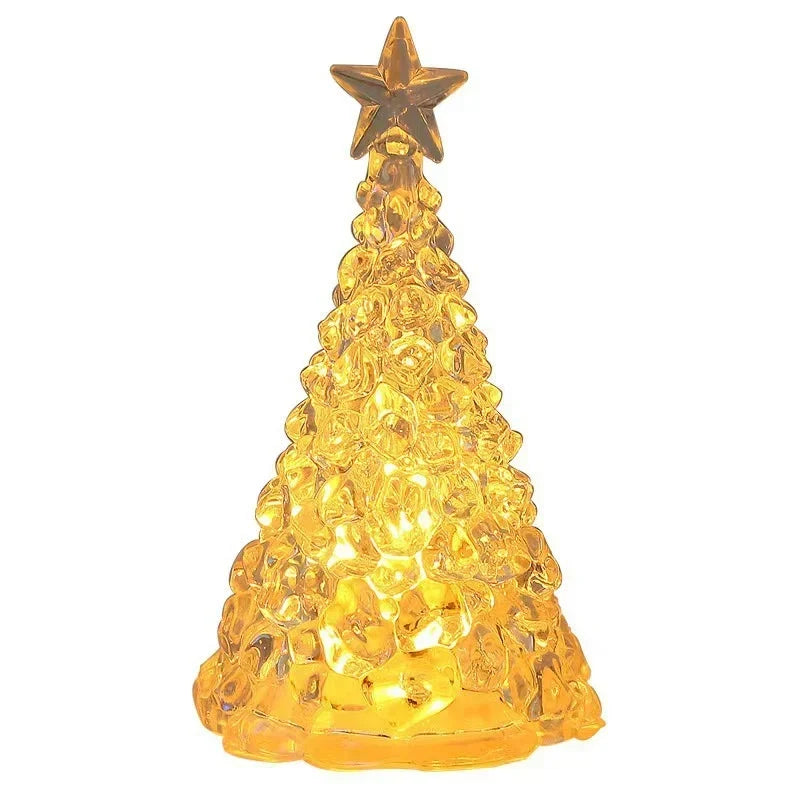 Tabletop Christmas Tree LED Sparkling Star Battery Powered