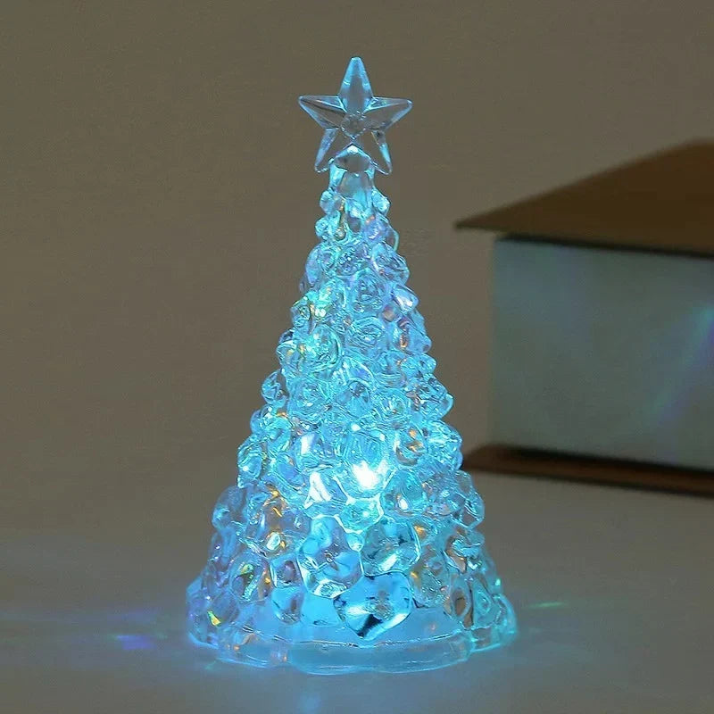 Tabletop Christmas Tree LED Sparkling Star Battery Powered