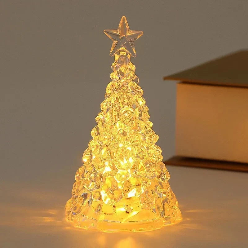 Tabletop Christmas Tree LED Sparkling Star Battery Powered