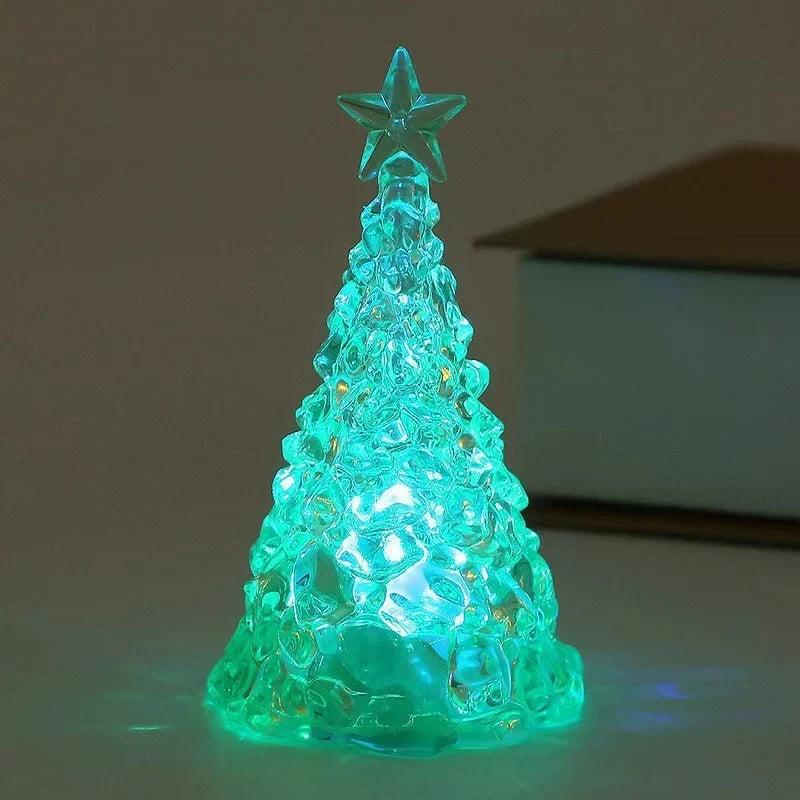 Tabletop Christmas Tree LED Sparkling Star Battery Powered
