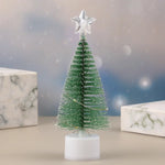 Tabletop Christmas Tree Pre-Lit Colorful Compact