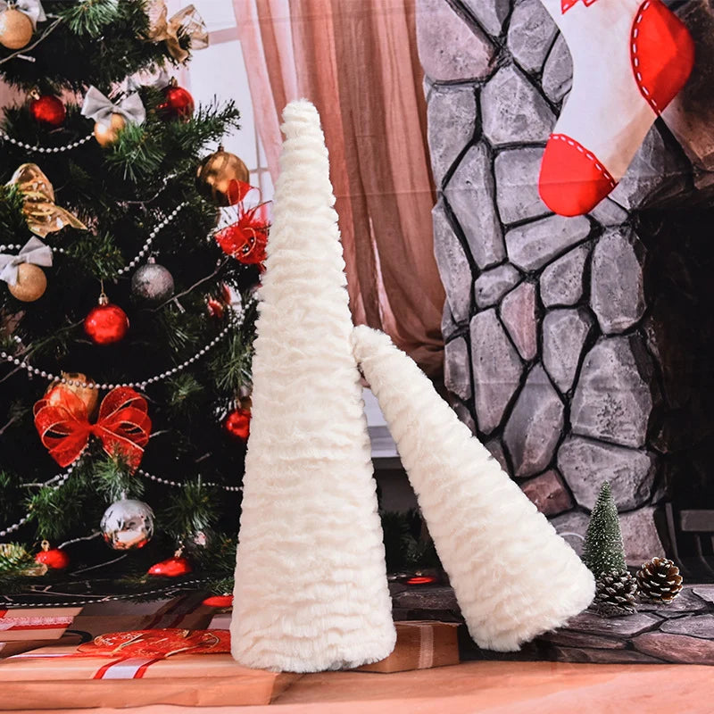 Tabletop Christmas Tree Soft Textured Fabric Lightweight & Sturdy