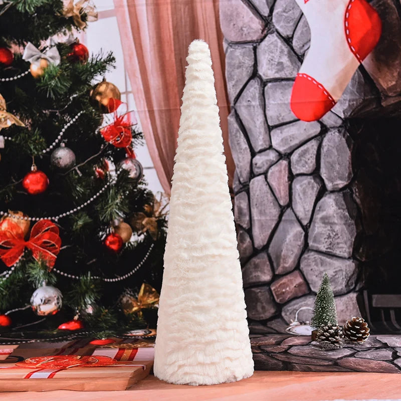 Tabletop Christmas Tree Soft Textured Fabric Lightweight & Sturdy