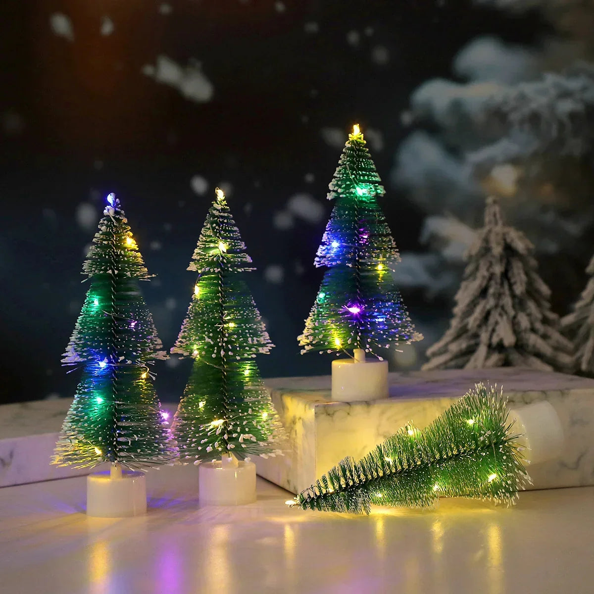 Tabletop Christmas Tree Warm LED & Energy-Efficient