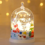 Tabletop Decoration Glass Dome Warm White LED
