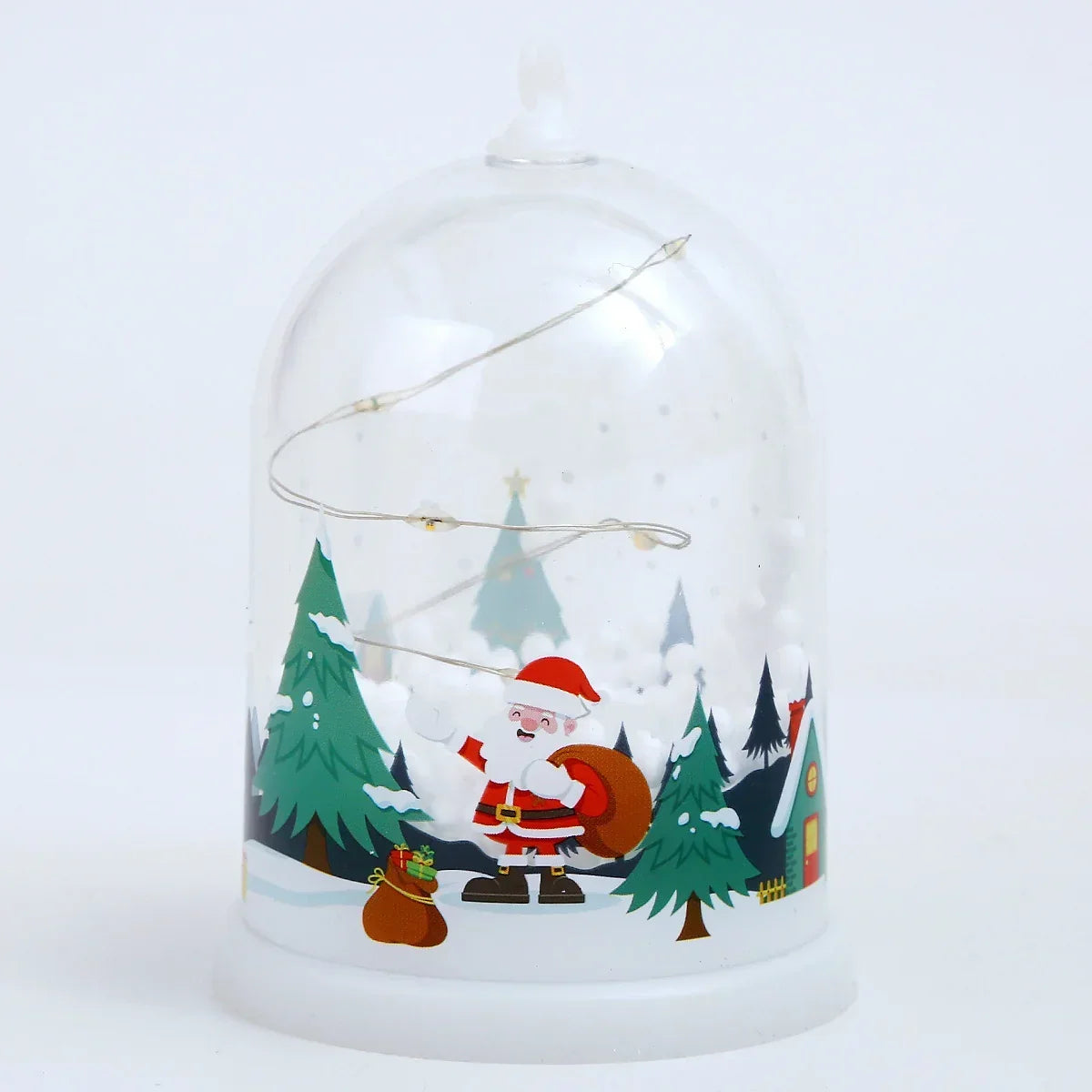 Tabletop Decoration Glass Dome Warm White LED