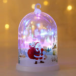Tabletop Decoration Glass Dome Warm White LED
