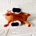 Tabletop Figurine Santa & Reindeer Ready To Display