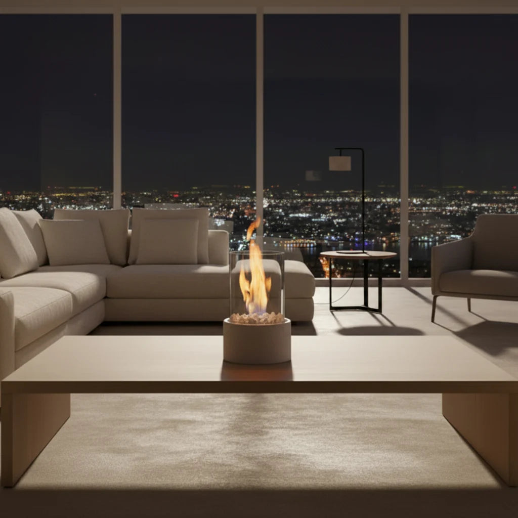 Tabletop Fireplace Bioethanol Smokeless Portable