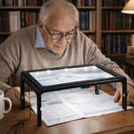 Tabletop Magnifying Glass 3× LED Lighting Foldable Design