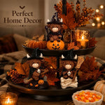 Tabletop Ornament Halloween Highland Cow Resin-Style Decor