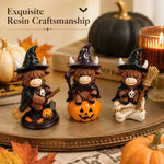 Tabletop Ornament Halloween Highland Cow Resin-Style Decor