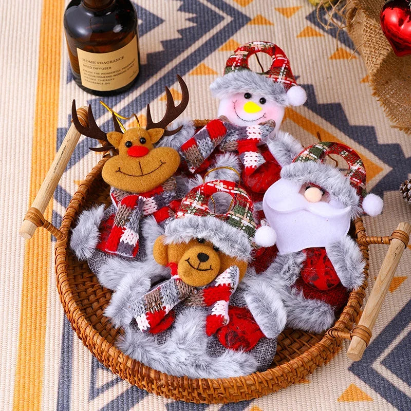 Tabletop Reindeer Decoration Felt & Plush No Assembly