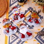 Tabletop Reindeer Decoration Felt & Plush No Assembly