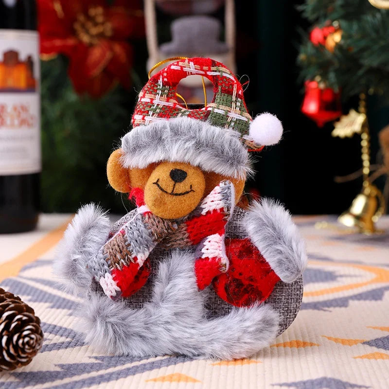 Tabletop Reindeer Figure Felt & Plush Centerpiece