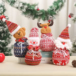 Tabletop Santa Figurine Handcrafted Durable Fabric