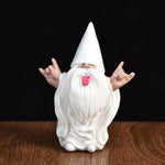 Tabletop Santa Figurine Witty Sign Durable Indoor & Outdoor
