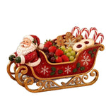 Tabletop Sleigh Festive Motifs Candy & Treat Holder