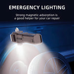 Tactical Flashlight 9000 Lumens Adjustable Focus USB Power Bank