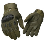 Tactical Gloves Half-Finger Reinforced Knuckles Microfiber