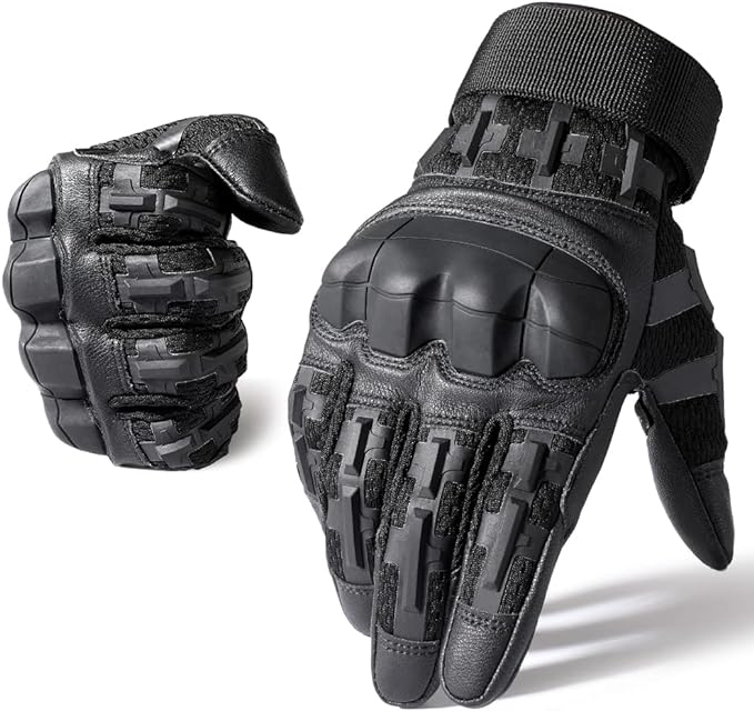 Tactical Gloves Military-Grade TPR Knuckle Protection & Reinforced Palm