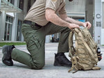 Tactical Hiking Trousers Water-Resistant Gusseted Crotch & Multiple Pockets