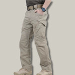 Tactical Hiking Trousers Water-Resistant Zipper & Velcro Pockets