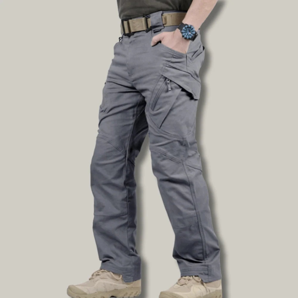 Tactical Hiking Trousers Water-Resistant Zipper & Velcro Pockets