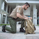 Tactical Hiking Trousers Water-Resistant Zipper & Velcro Pockets